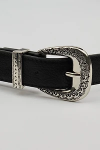 Western Concho Strap Belt
