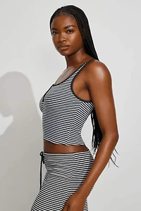 Waffle Henley Tank Top