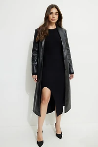 Slit Midi Sweater Dress