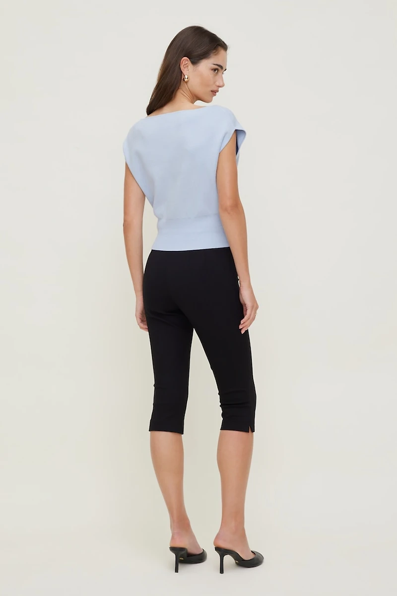 Chandail à col bateau