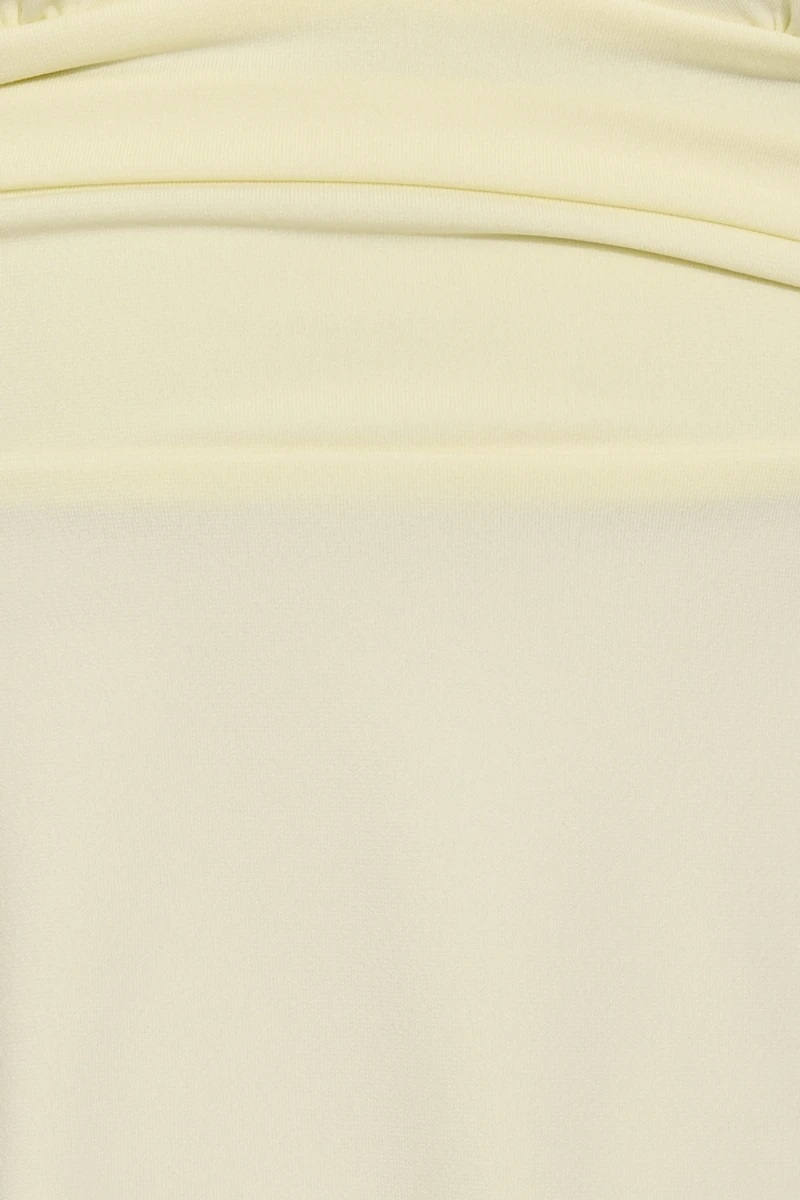 Plunge Halter Hankerchief Top