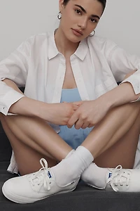 KEDS Triple Leather Platform Sneakers