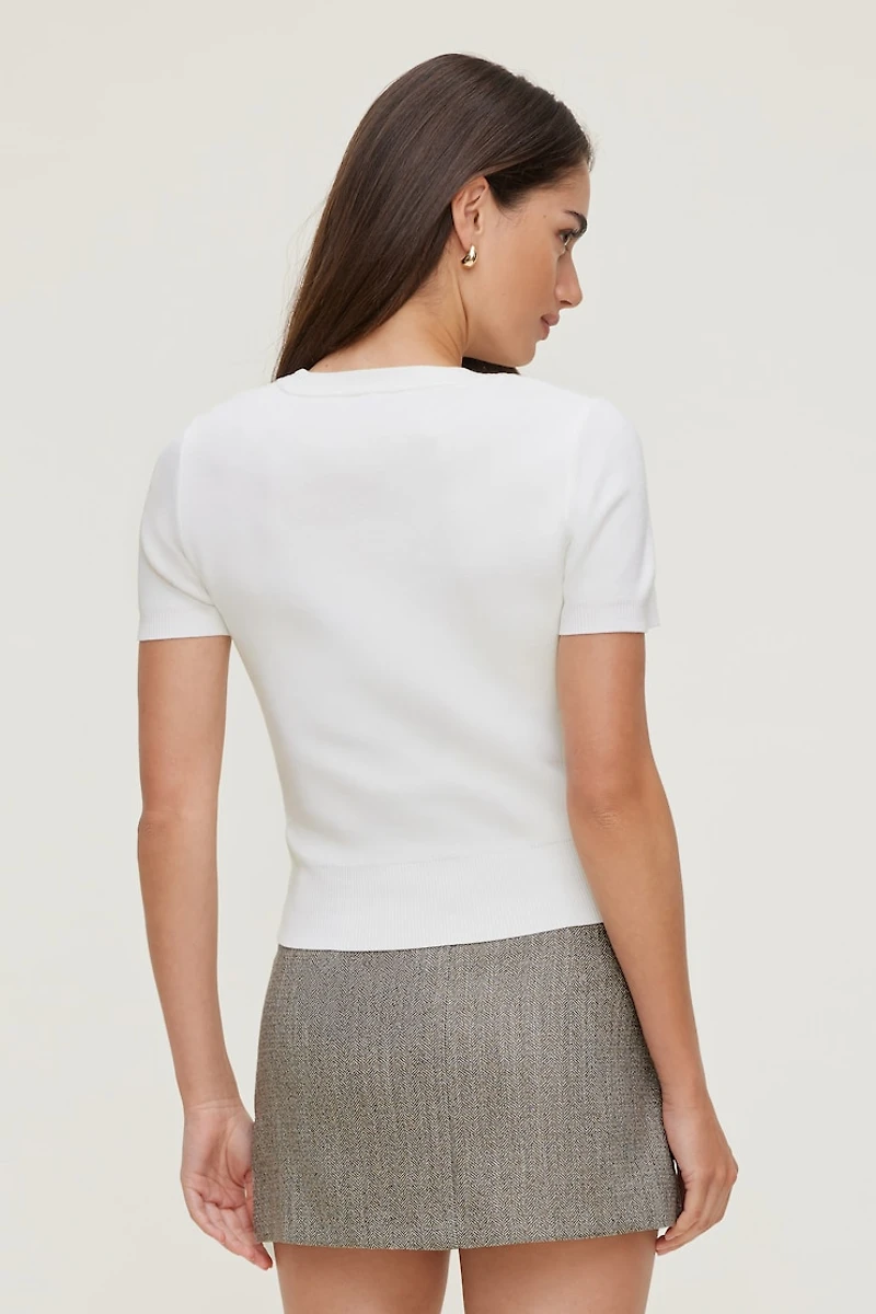 Clara Short Sleeve Sweater