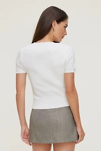 Clara Short Sleeve Sweater