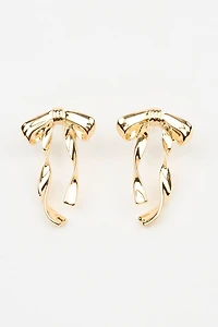 Metal Bow Earrings