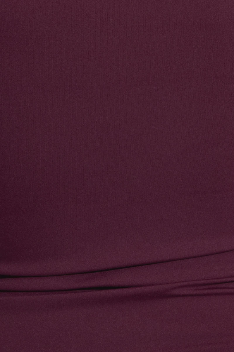 Haut à manches longues et col rond Sleek