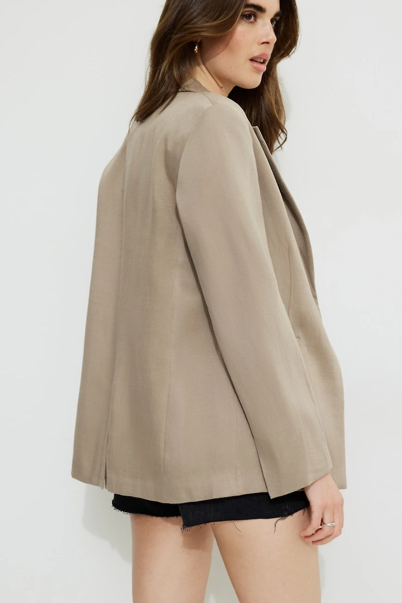 Straight Single Breasted Blazer
