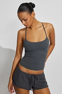 Sleek Underbust Crossback Cami Top