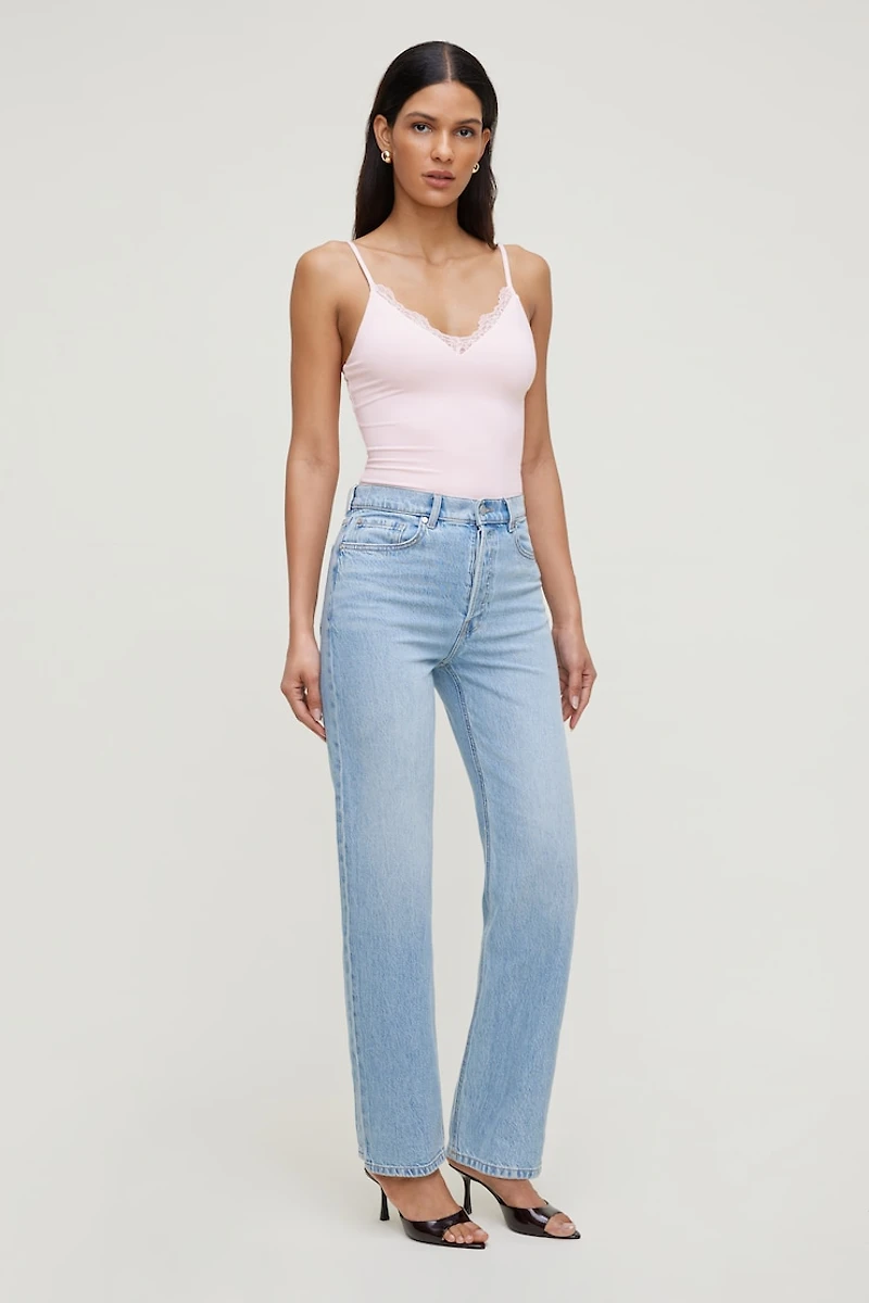 Olivia Comfort High Rise Straight Leg Jeans