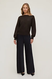 Izzy Wide Leg Satin Pants