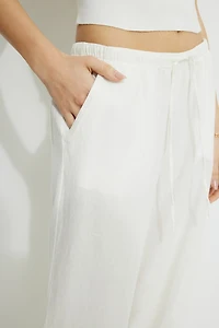 Leo Wide Leg Linen Pants