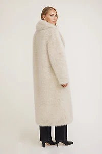 Faux Fur Maxi Coat