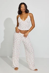 Pointelle V-Neck Cami Top