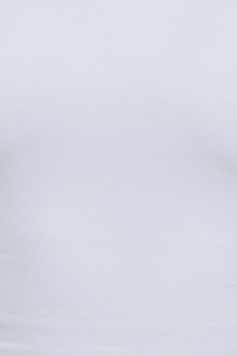 High Neck Open Back Halter Top