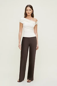 Sculpt Buckle Detail Top