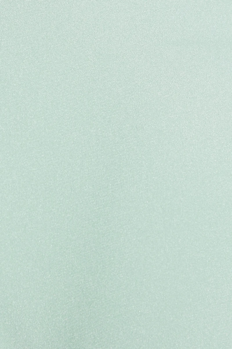 Haut de bikini croisé brillant