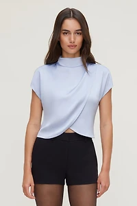 Ella Layered Satin Blouse