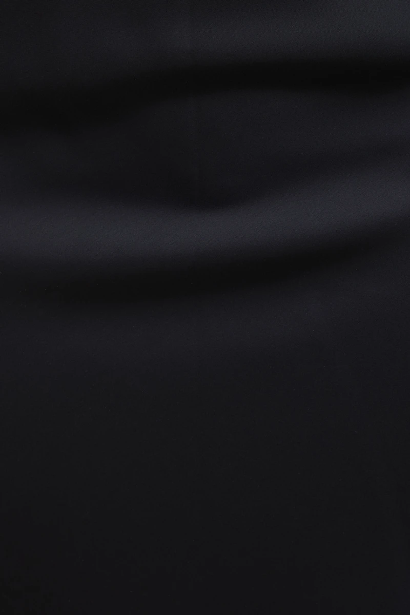 Jupe midi en satin Delila