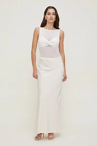 Justaucorps en maille diaphane