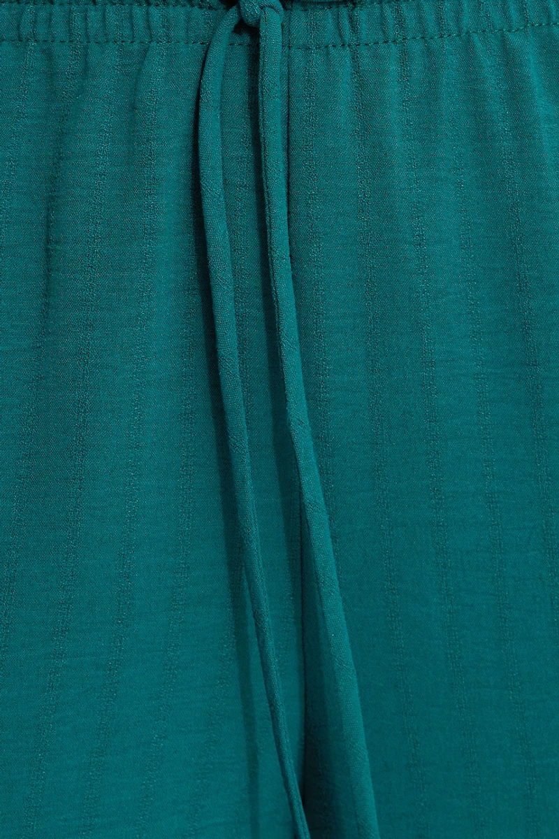 Pantalon à jambe large enfiler