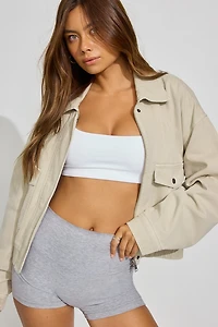 Twill Bomber Jacket