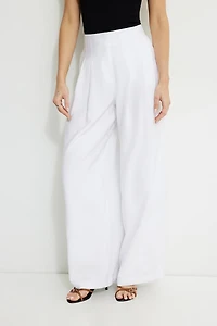 Pleated Wide Leg Pants