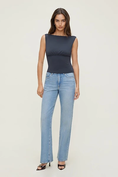 Sculpt Cinched Waist Top