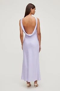 Nora Satin Maxi Slip Dress