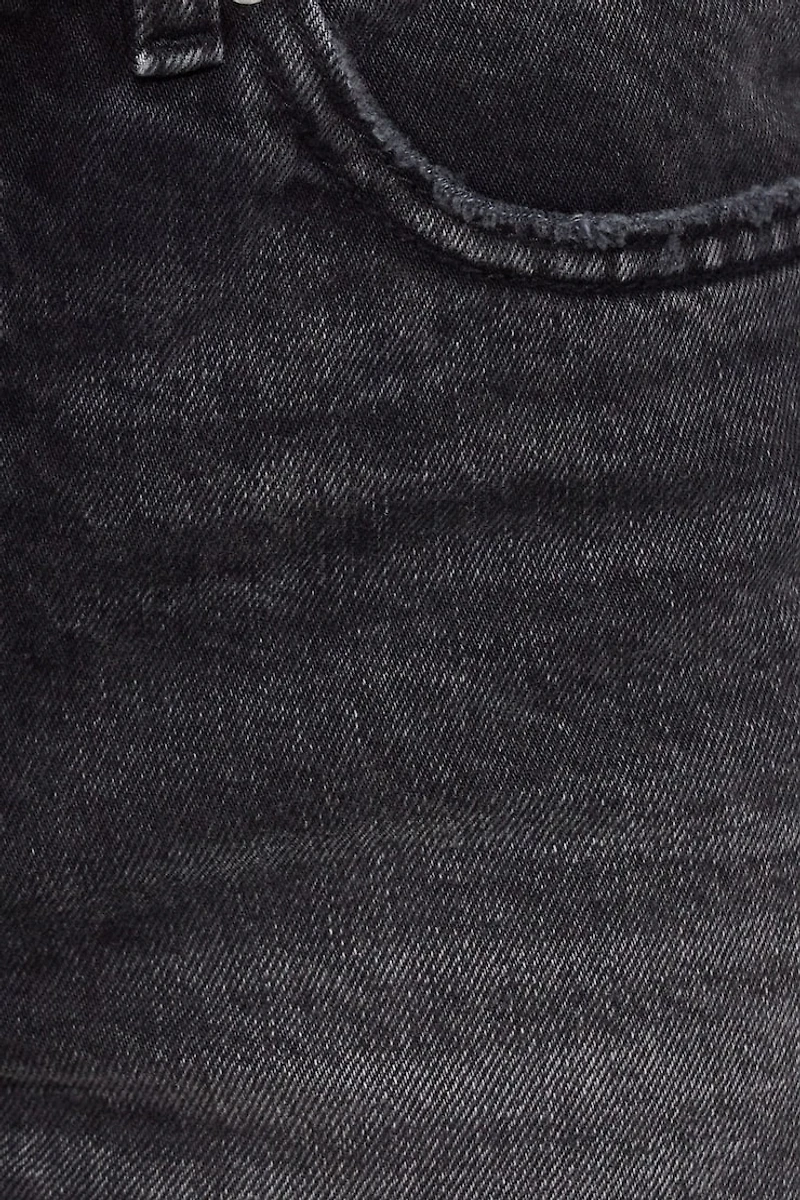 Short « mom » coupé en denim classique