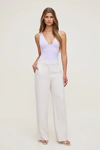 Sculpt Plunging V Neck Bodysuit