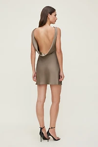 Nora Satin Mini Slip Dress