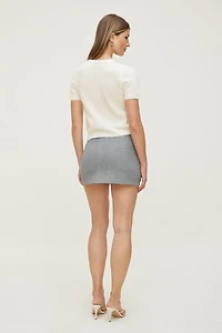 Josefine Flannel Mini Skort