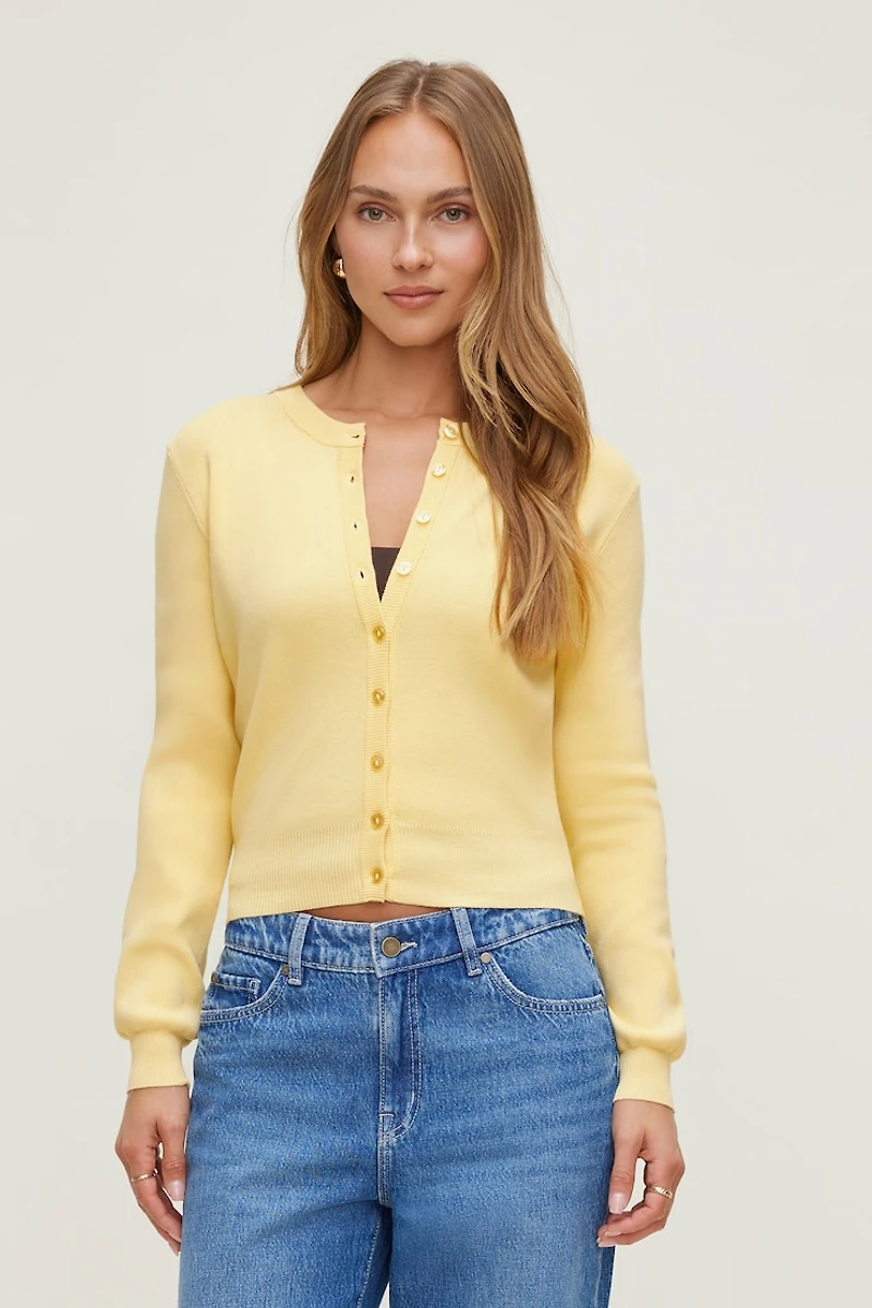 Rebecca Crewneck Cardigan