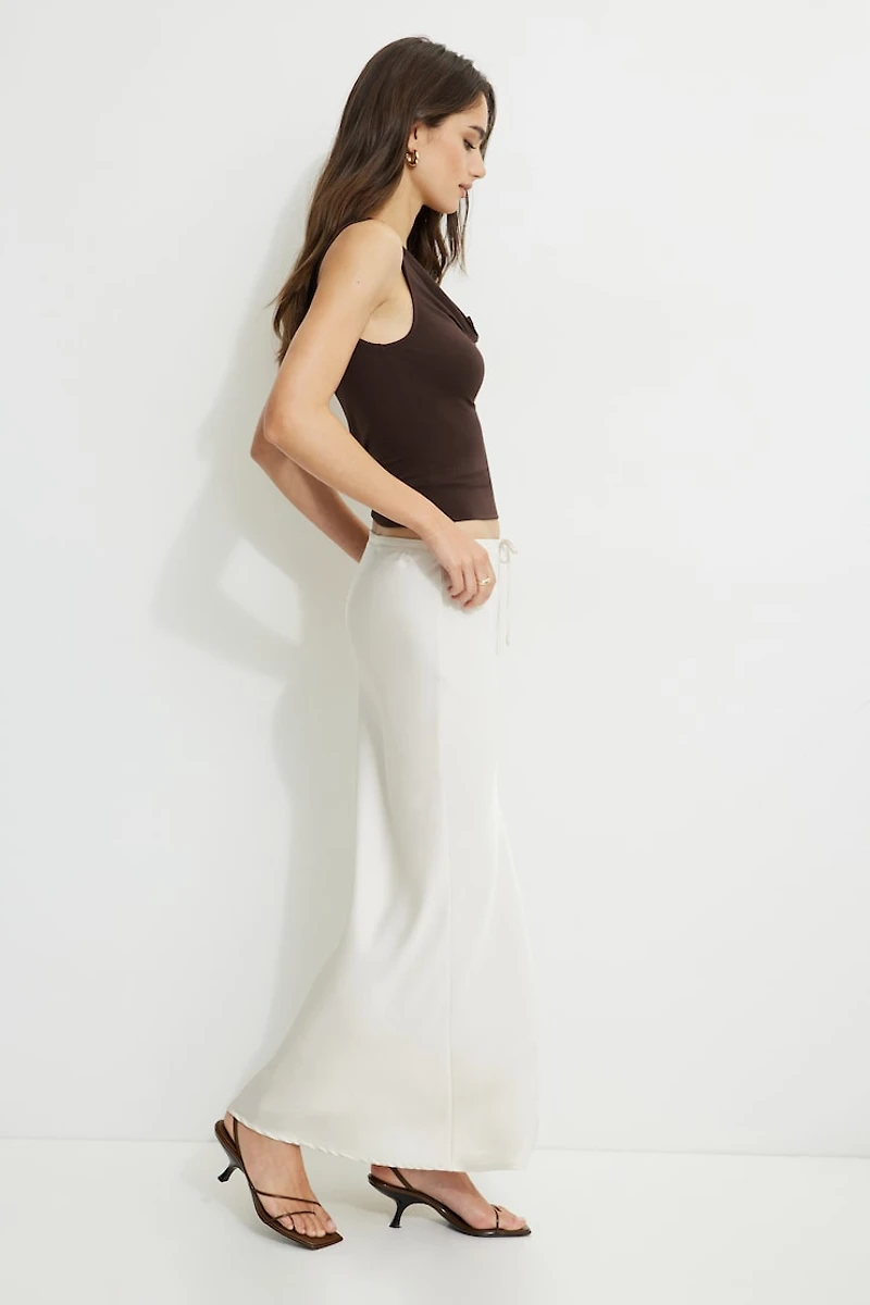 Cary Satin Slip Maxi Skirt