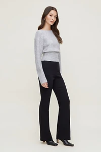 Juliet Cinched Boat Neck Sweater