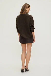 Premium Mohair Wide Sleeve Sweater