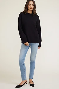 Jean skinny extensible à taille haute Goldie