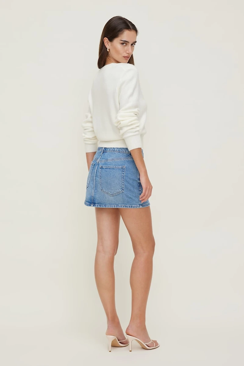 Cardigan à col rond Rebecca