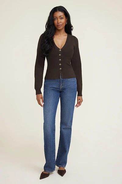 Cinched Waist Cardigan