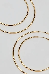 Ensemble de 2 paires d'anneaux minces de base