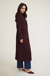 Cinched Wool Coat