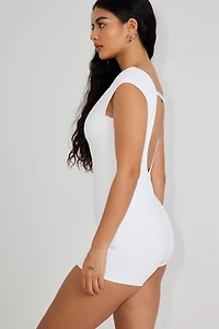 Nikki Open Back Romper