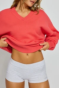 V-Neck Oversized Sweater