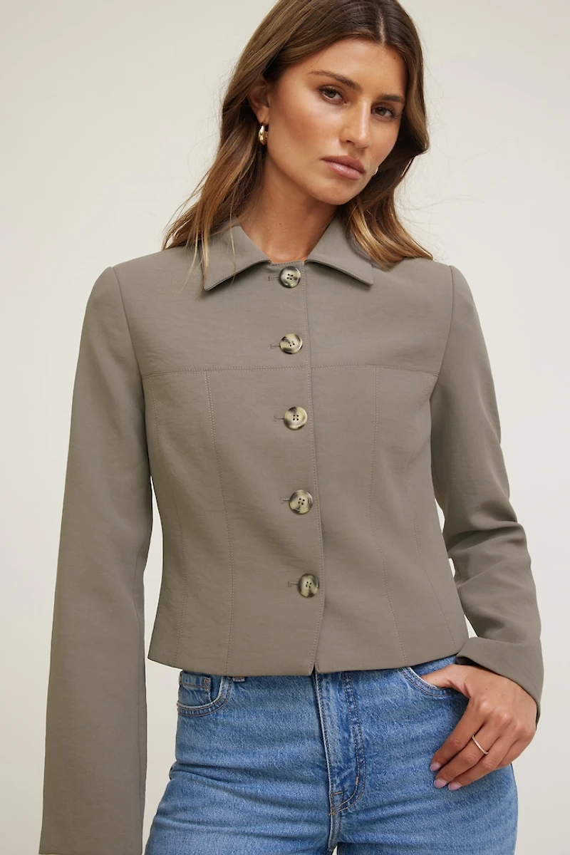 Veston court fluide Charlotte