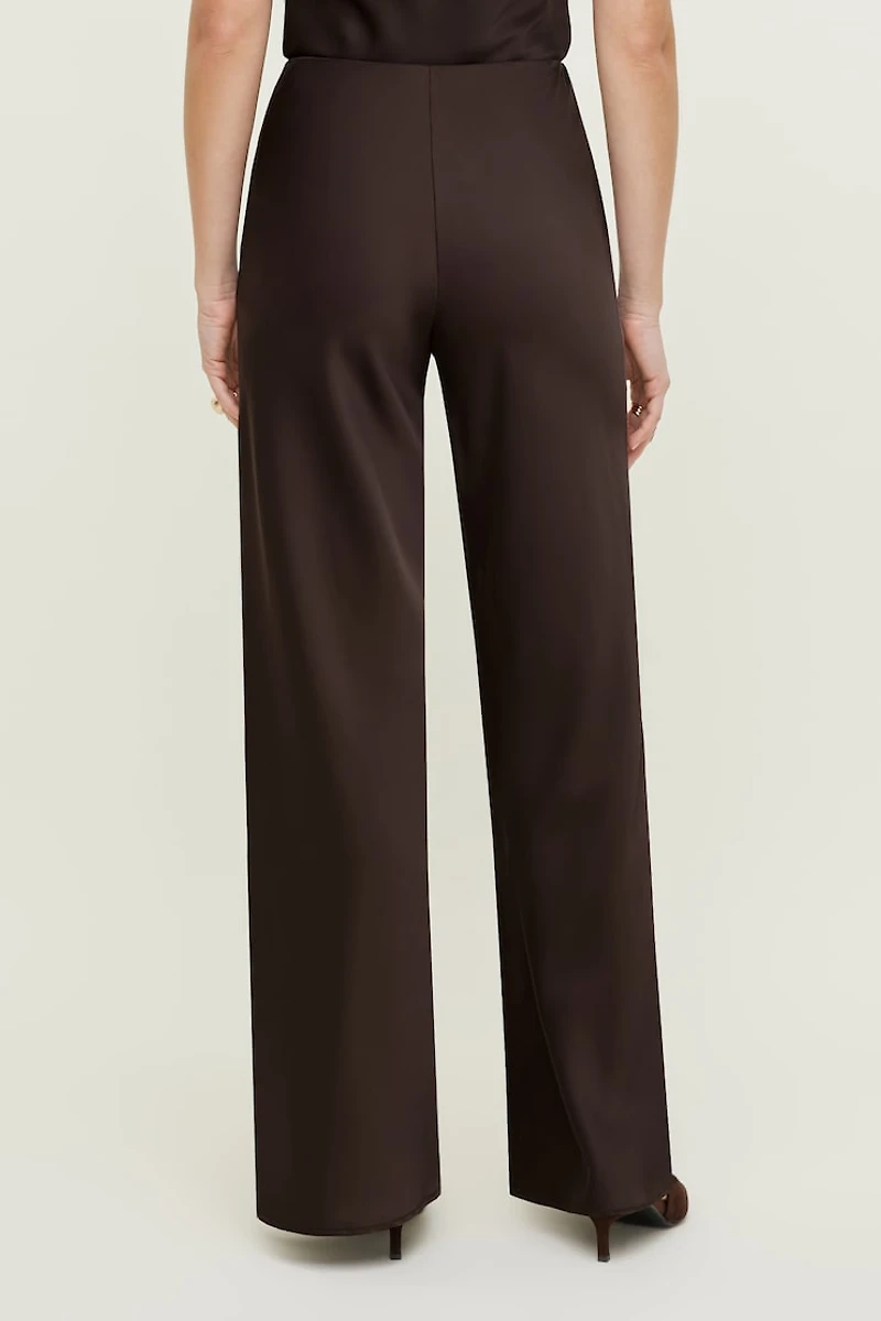 Izzy Wide Leg Satin Pants