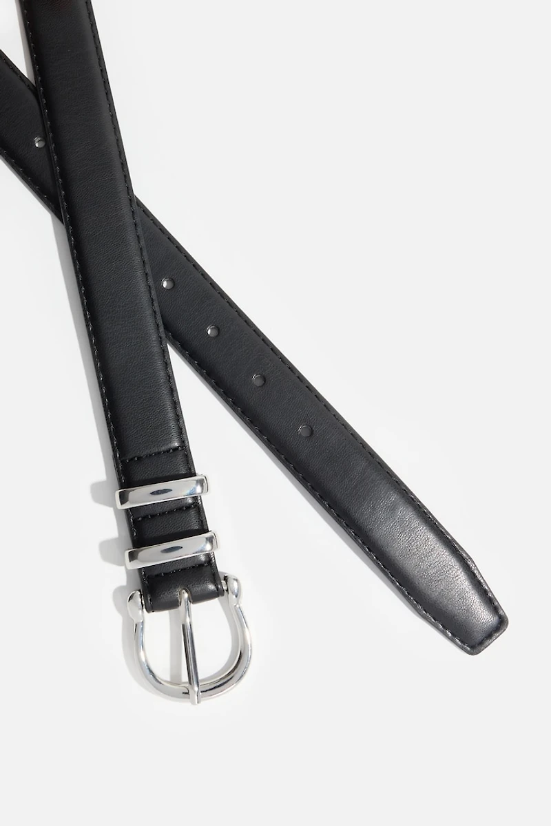 Ceinture en faux cuir classique