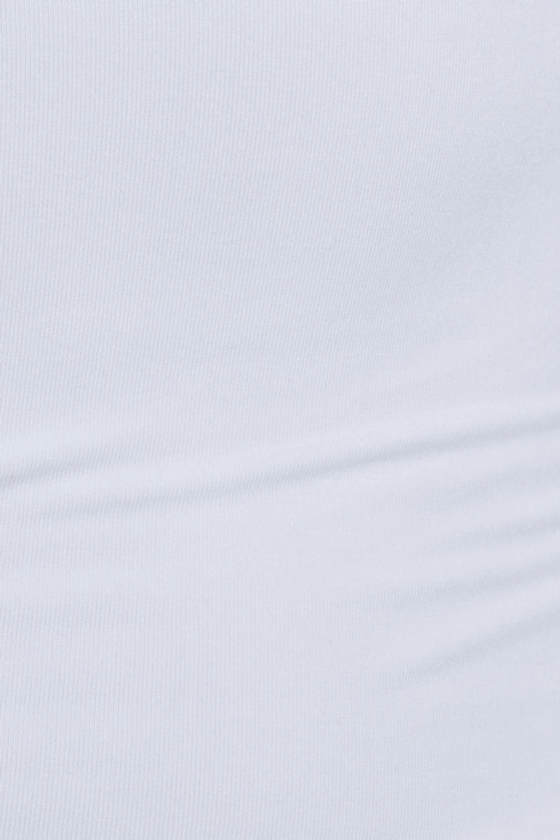 T-shirt Smooth à col dégagé et manches longues