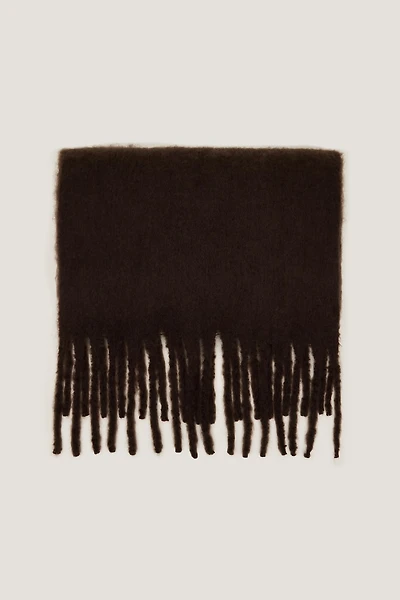 Oversized Fringed Scarf