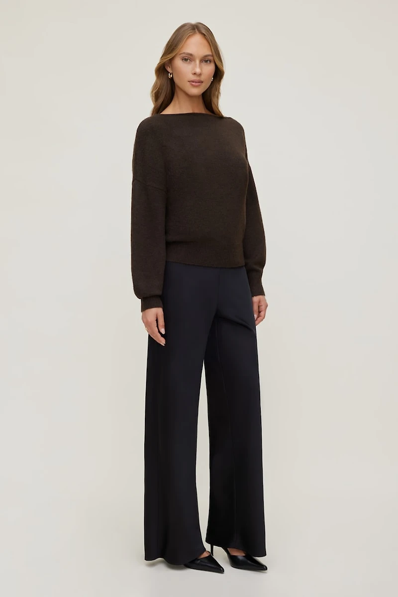 Izzy Wide Leg Satin Pants