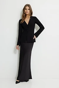 Jupe maxi à enfiler en satin Cary